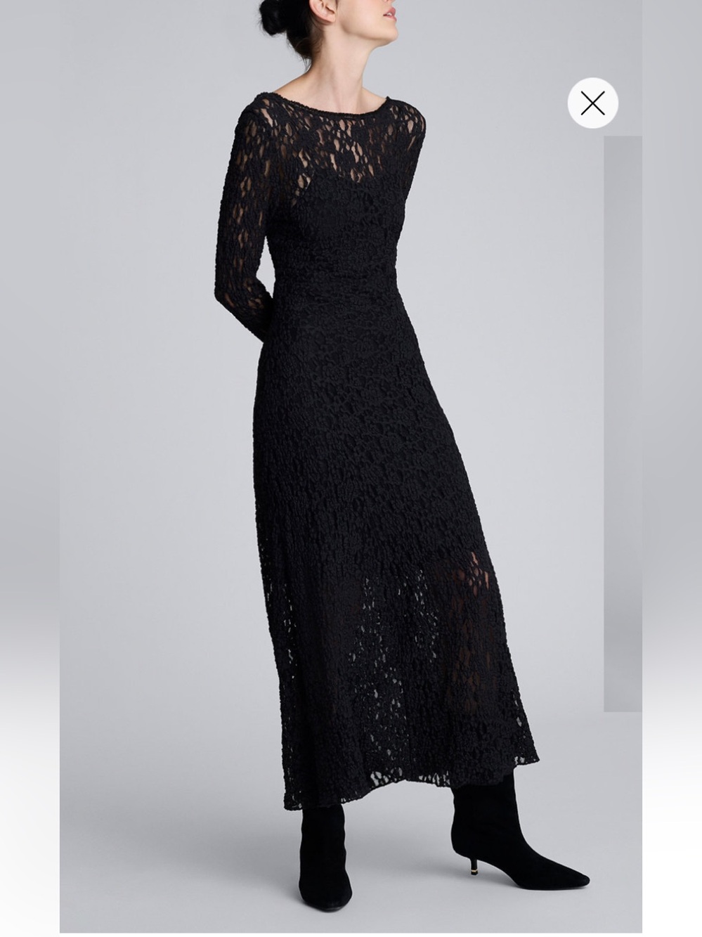 Kenneth Cole Crochet Maxi Dress